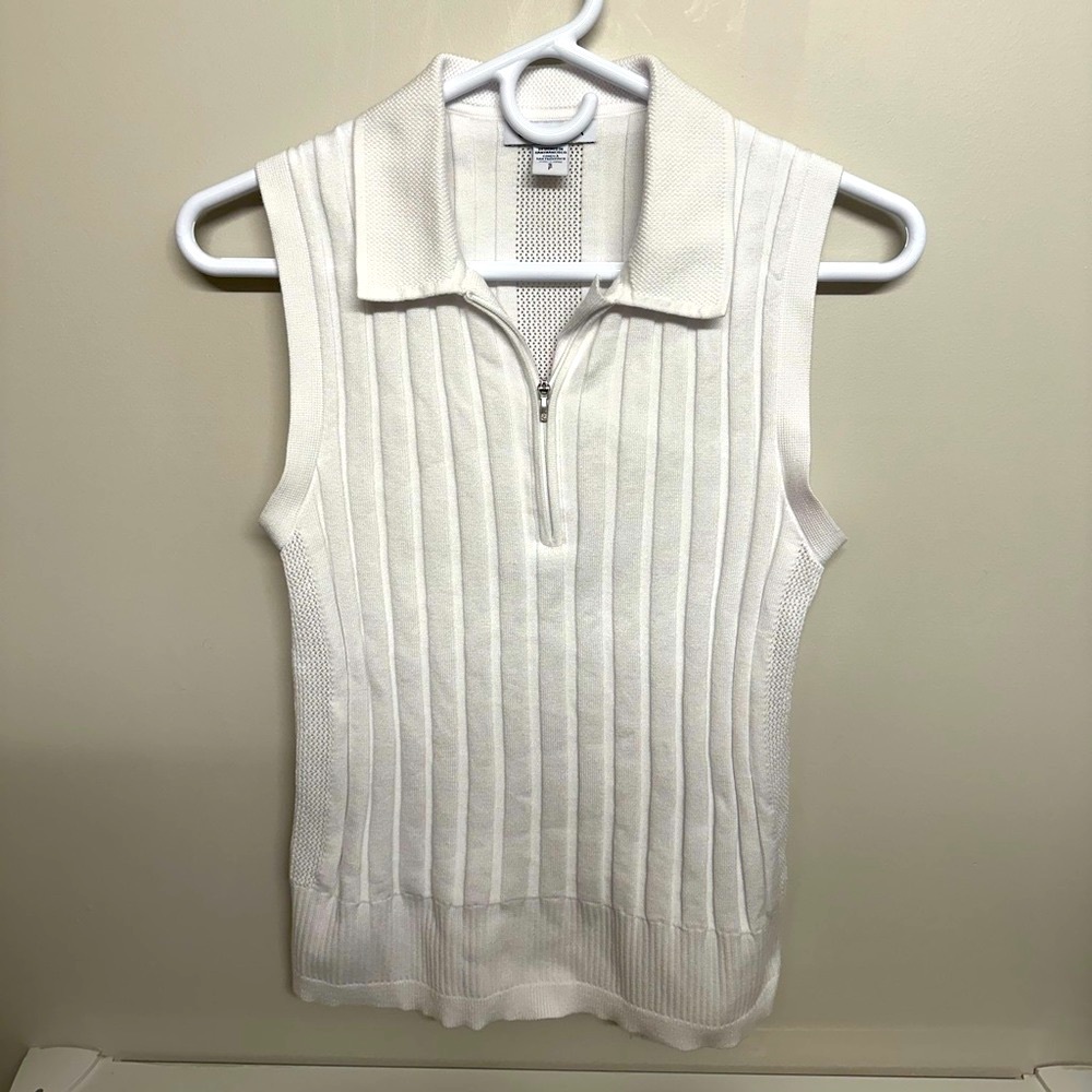 Athleta Fairway Polo Sweater Tank